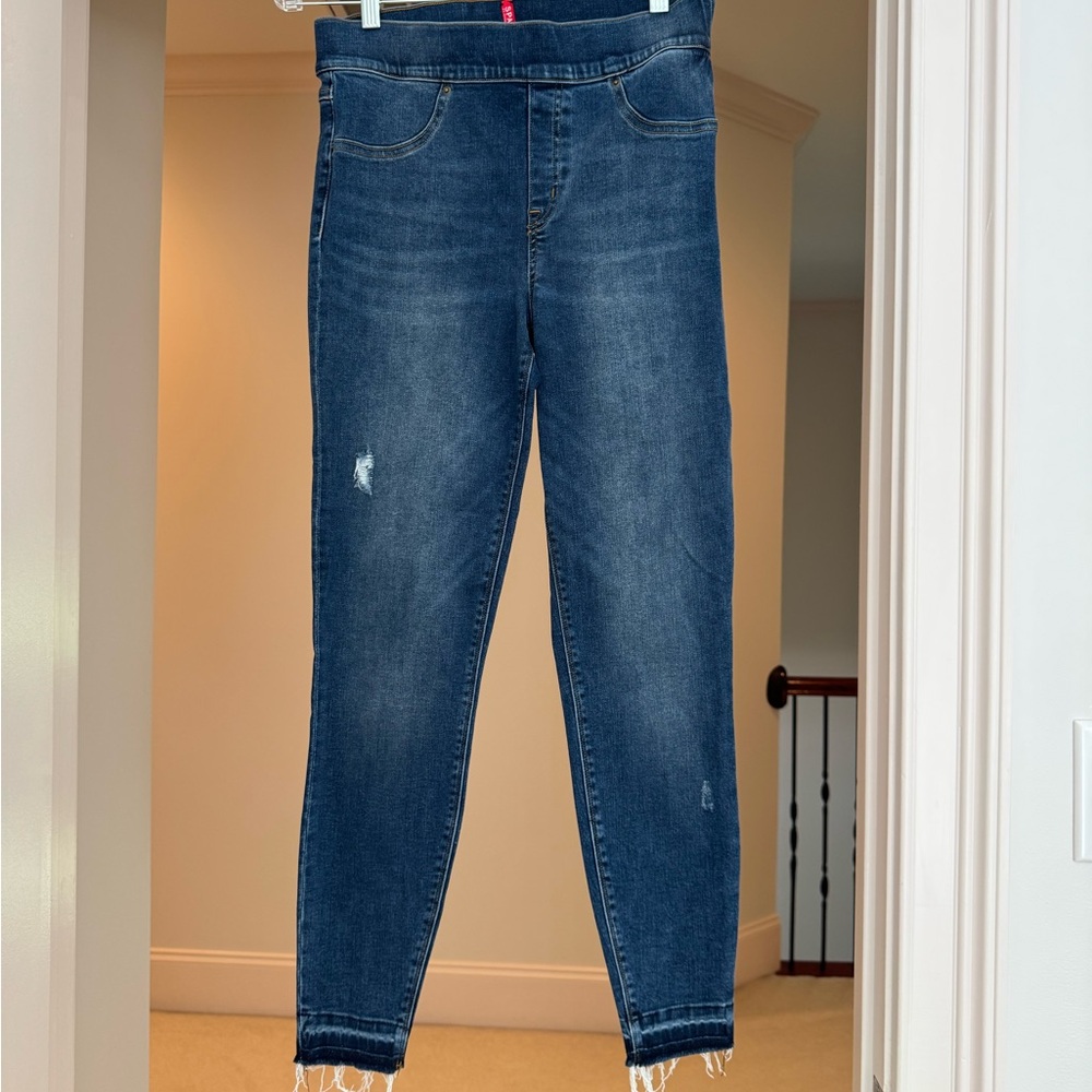 SPANX Dark Blue Denim Jeans